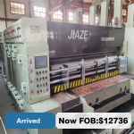 Carton machine, tricolor leading edge, printing slotting machine, Speed 80-100, fully automatic printing machine (Lot 100921) FOB: $12,736