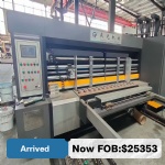 Triple Color Round die high-speed machine,  Hanging Plate, with Plateless Die Cutting, Fully Computer Adjustable (No. 100938) FOB: $25353