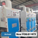 2800×480 Triple Color Printing and Scoring Machine Semi-automatic printing machine (chain machine) (No. 10057) FOB: $11972